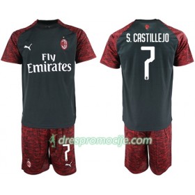 AC Milan Dres S.Castillejo 7 Dječji Treći 2018/19 Kratkih Rukava